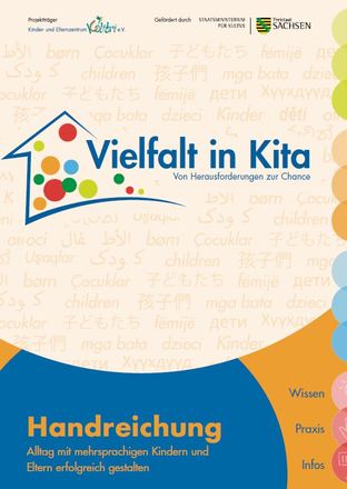 Dokumentbild Handreichung Vielfalt in Kita – Alltag mit mehrsprachigen Kindern und Eltern erfolgreich gestalten