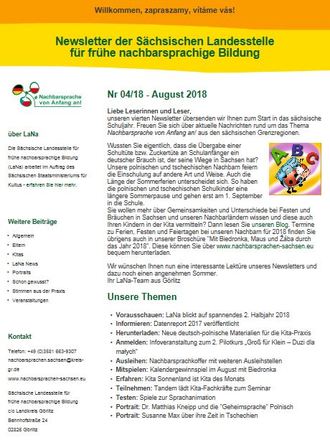 Dokumentbild LaNa-Newsletter Nr. 18/04