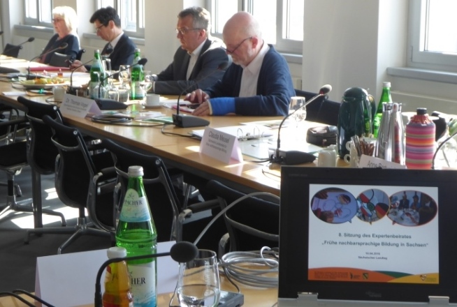 Dokumentbild Sitzung des Expertenbeirats "Frühe nachbarsprachige Bildung in Sachsen"