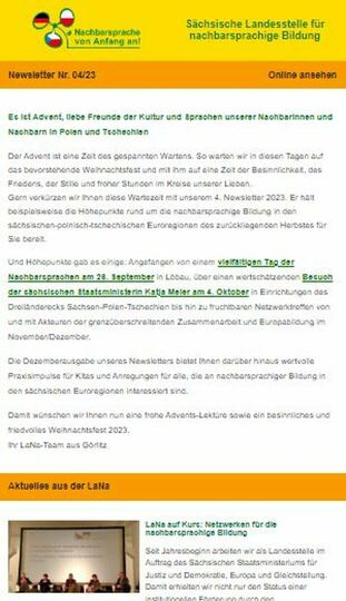 Dokumentbild LaNa-Newsletter Nr. 23/04