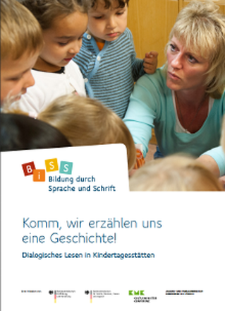 Dokumentbild Komm wir erzählen uns eine Geschichte! Dialogisches Lesen in Kindertagesstätten