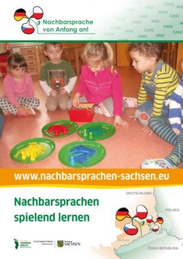 Dokumentbild Poster "Nachbarsprache spielend lernen"