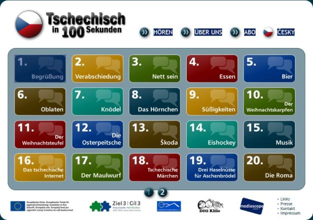 Dokumentbild Tschechisch in 100 Sekunden