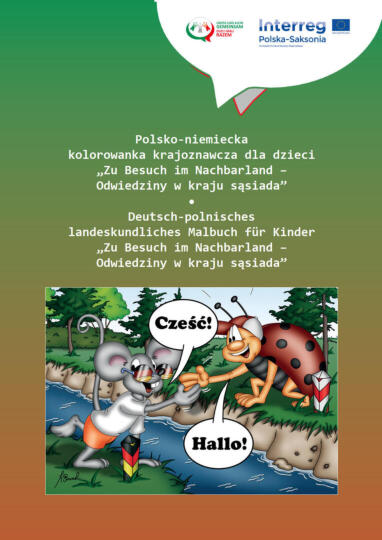 Dokumentbild Deutsch-polnisches landeskundliches Malbuch: „Zu Besuch im Nachbarland – Odwiedziny w kraju sąsiada” 