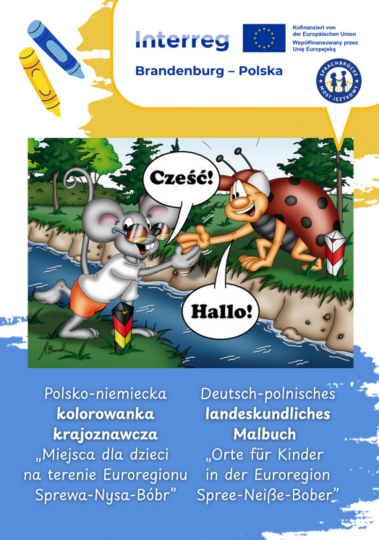 Dokumentbild Deutsch-polnisches Malbuch "Orte für Kinder in der Euroregion Spree-Neiße-Bober"