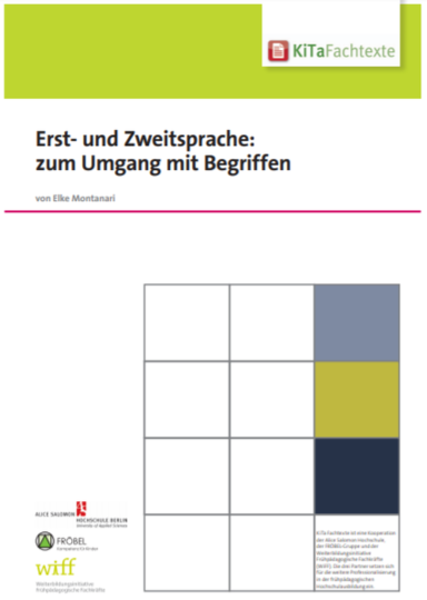 Dokumentbild Erst- und Zweitsprache: zum Umgang mit Begriffen