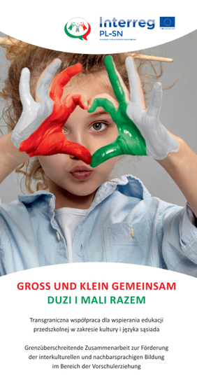 Dokumentbild Projektflyer "Groß und Klein gemeinsam - Duzi i Mali razem"