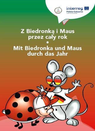 Dokumentbild Deutsch-polnisches Malbuch: "Z Biedronką i Maus przez cały rok - Mit Biedronka und Maus durch das Jahr"