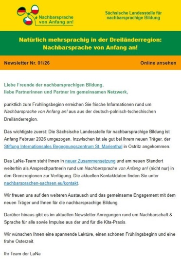 Dokumentbild LaNa-Newsletter Nr. 26/1