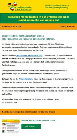 Dokumentbild LaNa-Newsletter Nr. 26/3