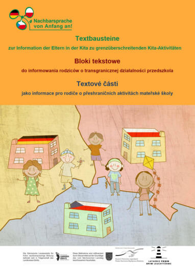Dokumentbild Textbausteine zur Information der Eltern in der Kita zu grenzüberschreitenden Kita-Aktivitäten