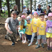 Bild Ein super Kindertag bei den Falknern im Wald
