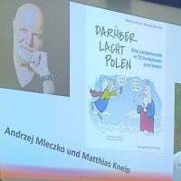 Bild Dr. Matthias Kneip griff die Zeichnungen des Karikaturisten Andrzej Mleczko für sein aktuelles Buch auf.
