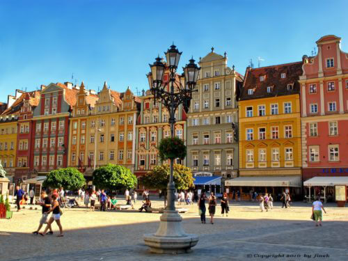 Rynek Glówny in Wroclaw